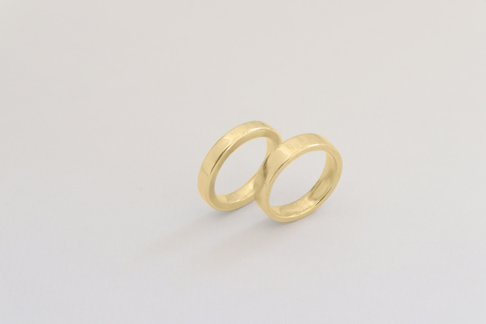 結婚指輪　ソリッドバンドリング